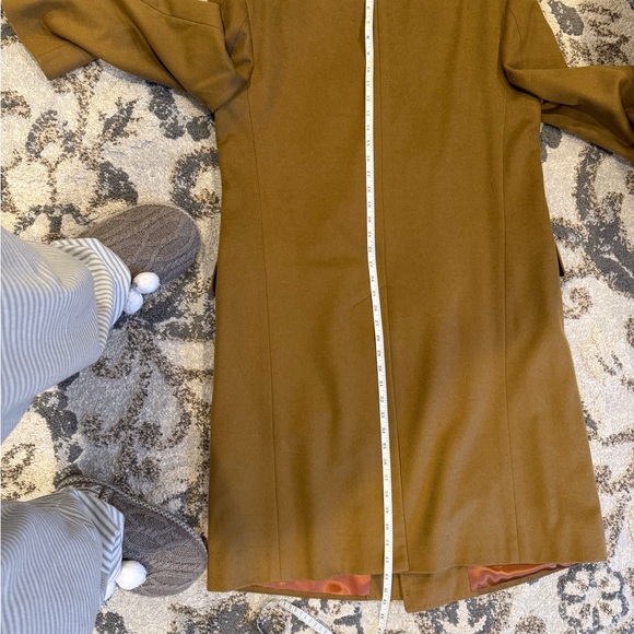 Brooks Brothers Men's Camel Double-Breasted Trench Coat - Picture 7 of 7